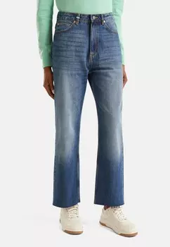 Джинсы прямого кроя DAD FIT United Colors of Benetton, синий