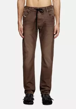 Джинсы прямого кроя Diesel, коричневый