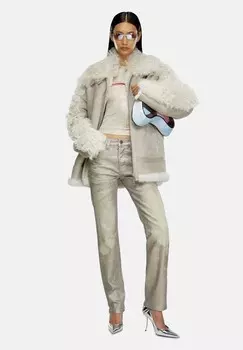 Джинсы прямого кроя Diesel, серый