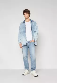 Джинсы прямого кроя Diesel, синий деним