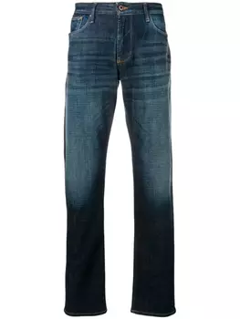 Джинсы прямого кроя Emporio Armani, синий