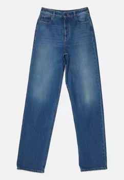 Джинсы прямого кроя Emporio Armani, синий деним