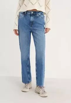 Джинсы прямого кроя Even&Odd, цвет blue denim