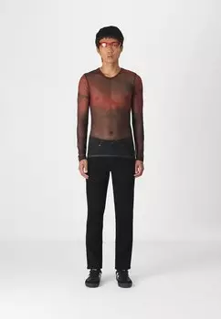 Джинсы прямого кроя EXCLUSIVE American Eagle, черный