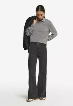 Джинсы прямого кроя Falconeri, черный