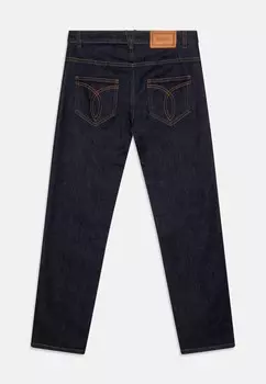 Джинсы прямого кроя FASHION SHOW CAPSULE PANT MEDIUM WASH UNISEX Versace, синий деним