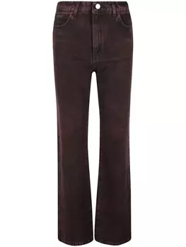 Джинсы прямого кроя Federica Tosi Dritto, красный