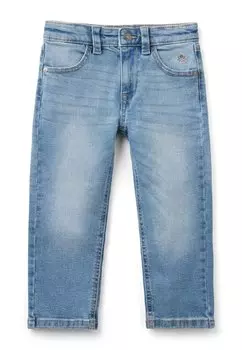 Джинсы прямого кроя FIVE-POCKET United Colors of Benetton, синий