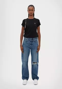 Джинсы прямого кроя FULL LENGTH Polo Ralph Lauren, синий деним