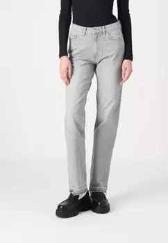 Джинсы прямого кроя FULL LENGTH TALL Gina Tricot Tall, серый