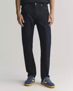 Джинсы прямого кроя Gant "REGULAR GANT JEANS", синий