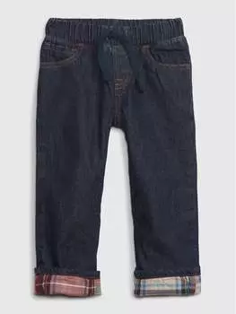 Джинсы прямого кроя Gap, синий