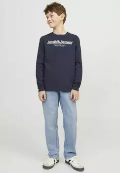 Джинсы прямого кроя GLENN ORIGINAL Jack & Jones Junior, цвет blue denim