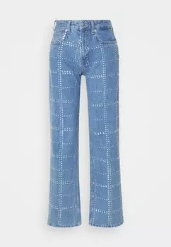 Джинсы прямого кроя GLITTER Pepe Jeans, синий деним