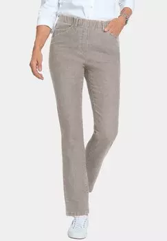 Джинсы прямого кроя GOLDNER, светло-серый