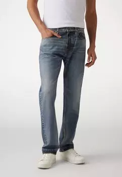 Джинсы прямого кроя Guess, синий