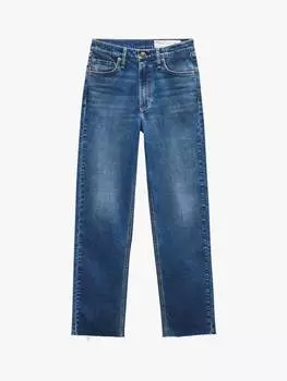 Джинсы прямого кроя harlow средней посадки rag & bone, цвет Nova