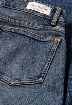 Джинсы прямого кроя hessnatur, синий