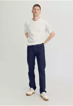 Джинсы прямого кроя hessnatur, синий