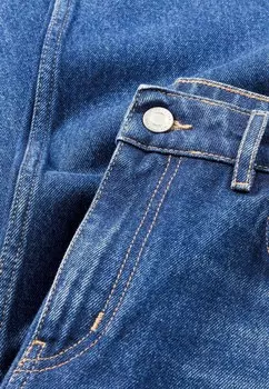 Джинсы прямого кроя hessnatur, синий