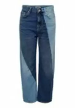 Джинсы прямого кроя HIGH WAIST ONLCARRIE Only, темно-синий