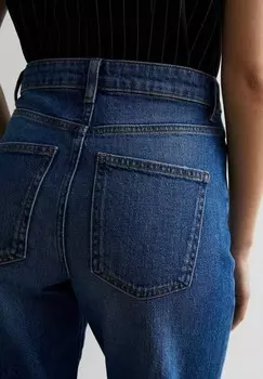 Джинсы прямого кроя HIGH WAIST TORI MOM New Look, синий