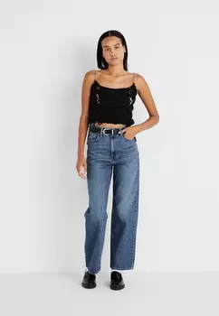 Джинсы прямого кроя HIGH WAISTED STRAIGHT Levi's, синий деним