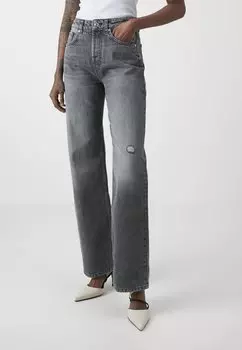 Джинсы прямого кроя HUGO, цвет dark grey
