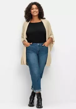 Джинсы прямого кроя IN 7/8-LNGE Sheego, темно-синий деним