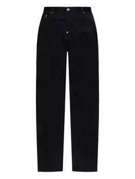 Джинсы прямого кроя из хлопка DSQUARED2, черный