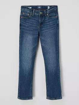Джинсы прямого кроя из хлопка, модель Clark Jack & Jones, синий