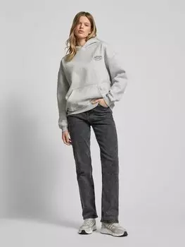 Джинсы прямого кроя из хлопковой смеси, модель «КЕЛЛИ» Pieces, черный