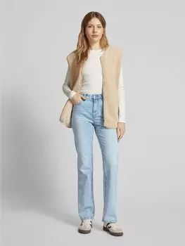 Джинсы прямого кроя из хлопковой смеси, модель «TESSA» Vero Moda, светло-голубой