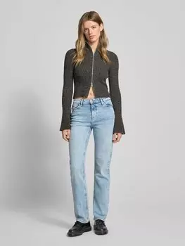 Джинсы прямого кроя из хлопковой смеси, модель «КЕЛЛИ» Pieces, светло-голубой