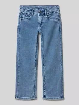 Джинсы прямого кроя из хлопковой смеси s.Oliver RED LABEL, синий