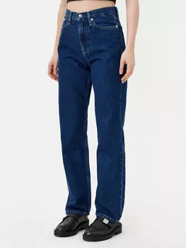 Джинсы прямого кроя J20J224504 Calvin Klein Jeans, синий