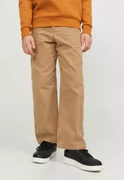 Джинсы прямого кроя JJIALEX JJCARPENTER Jack & Jones Junior, цвет tigers eye