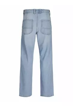 Джинсы прямого кроя JJIEDDIE JJWORKER MF 040 Jack & Jones, синий деним