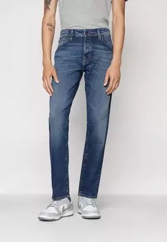 Джинсы прямого кроя JJIMIKE JJFOX Jack & Jones, синие джинсы