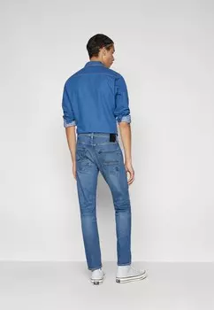 Джинсы прямого кроя JJIMIKE JJFOX Jack & Jones, синие джинсы