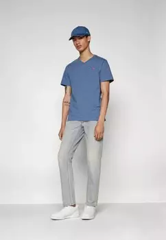 Джинсы прямого кроя JJIMIKE JJORIGINAL Jack & Jones, синие джинсы