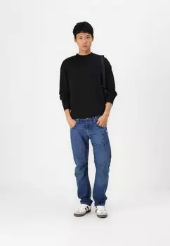 Джинсы прямого кроя JJIMIKE JJOSAKA BRADLEY REALKOM Jack & Jones, синий деним