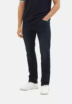 Джинсы прямого кроя JOSH TOM TAILOR, черный синий деним