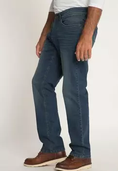 Джинсы прямого кроя JP1880, темно-синий деним