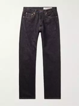 Джинсы прямого кроя KAPITAL, синий