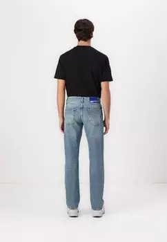 Джинсы прямого кроя Karl Lagerfeld Jeans, синий деним