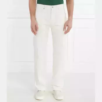 Джинсы прямого кроя Lacoste, белый