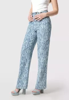 Джинсы прямого кроя Laurella, синий деним