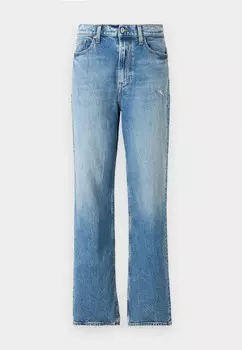 Джинсы прямого кроя LAYLA STRAIGHT Tommy Jeans, синий деним