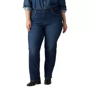Джинсы прямого кроя Levi's 724 больших размеров с высокой посадкой, цвет Chelsea Carbon Glow